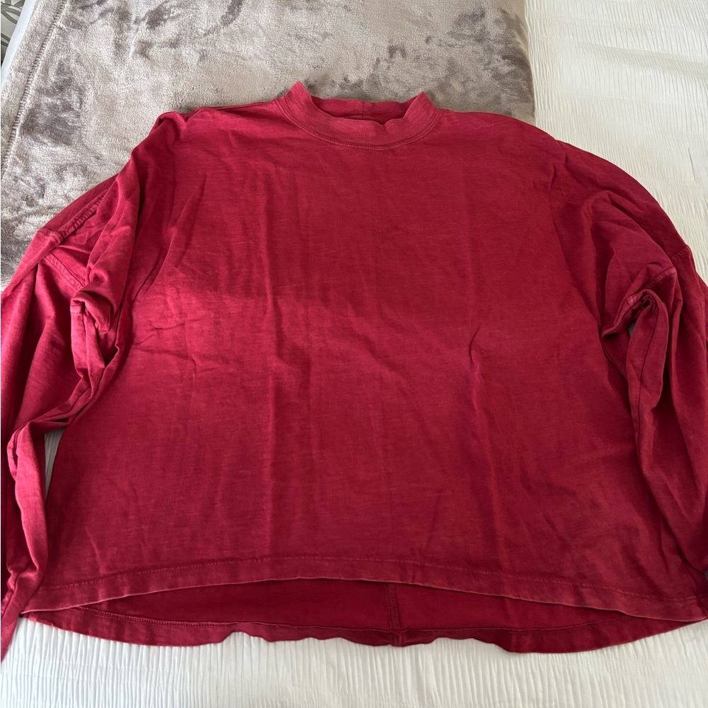 Aerie Cozy Long Sleeve Mockneck T-Shirt